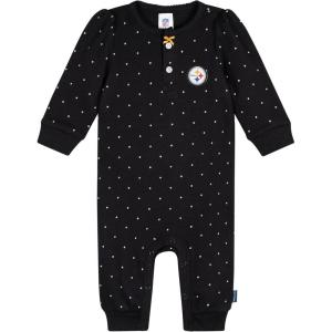 imageGerber NFL Baby Girls Nfl Team Footless CoverallSteelers