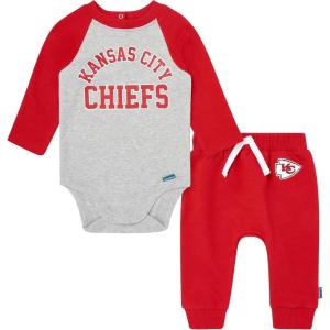imageGerber NFL Unisex Baby Nfl Onesie Bodysuit and Jogger SetChiefs