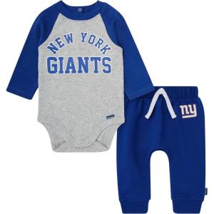 imageGerber NFL Unisex Baby Nfl Onesie Bodysuit and Jogger SetGiants