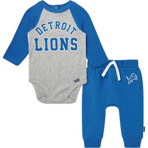 imageGerber NFL Unisex Baby Nfl Onesie Bodysuit and Jogger SetLions