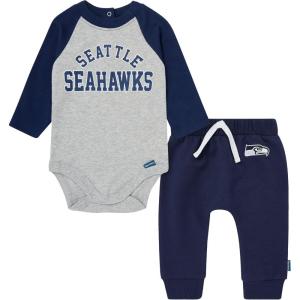imageGerber NFL Unisex Baby Nfl Onesie Bodysuit and Jogger SetSeahawks