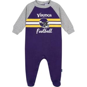 imageGerber NFL Unisex Baby Nfl Team Footed CoverallVikings
