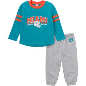 imageGerber NFL Unisex Baby Nfl Team Shirt and Sweatpants SetDolphins