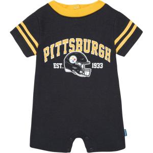 imageGerber NFL Unisex Baby Nfl Team Short Sleeve RomperSteelers