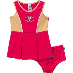imageGerber NFL babygirls Nfl Cheerleader Dress and Bloomer Set49ers