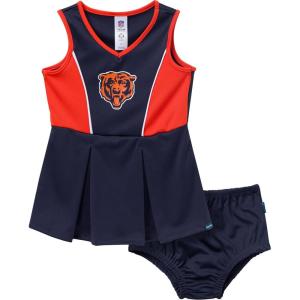 imageGerber NFL babygirls Nfl Cheerleader Dress and Bloomer SetBears