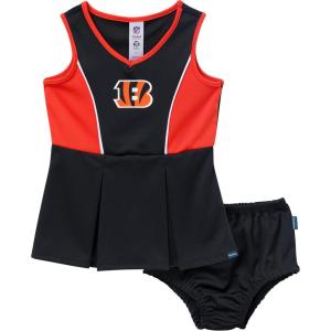imageGerber NFL babygirls Nfl Cheerleader Dress and Bloomer SetBengals