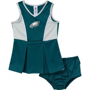 imageGerber NFL babygirls Nfl Cheerleader Dress and Bloomer SetEagles