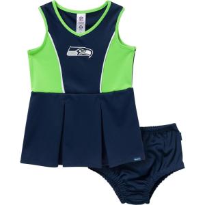 imageGerber NFL babygirls Nfl Cheerleader Dress and Bloomer SetSeahawks