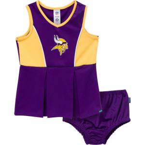 imageGerber NFL babygirls Nfl Cheerleader Dress and Bloomer SetVikings
