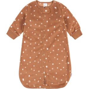 imageGerber Unisex Baby Fleece Wearable BlanketBrown Dots