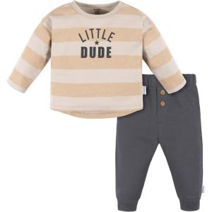 imageGerber babyboys Baby Boys Jogger SetLittle Dude