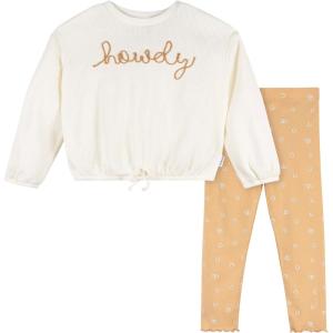 imageGerber babygirls 2piece Long Sleeve Top and Legging SetHorseshoes