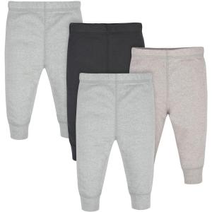 image4Pack Baby Boys Navy ampamp Army Green Active PantsGray HeatherBlack
