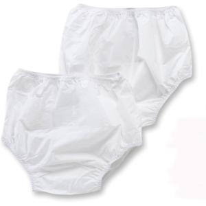 imageGerber Baby Girls 2Pack Waterproof PantSolid White