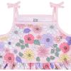 imageGerber Baby Girls 2Pack Short Sleeve Cotton DressesPink Floral