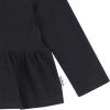 imageGerber Baby Girls 3Pack Long Sleeve ShirtsBlack  White  Gray