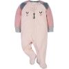 imageGerber Baby Girls 4 Pack Sleep N Play FootieBear Pink