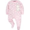 imageGerber Baby Girls 4 Pack Sleep N Play FootieBunny