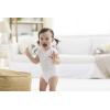 imageGerber Baby Girls 4 Pack Sleep N Play FootieBunny Smiley