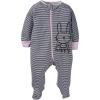 imageGerber Baby Girls 4 Pack Sleep N Play FootieBunny Smiley