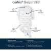 imageGerber Baby Girls 4 Pack Sleep N Play FootieCloudy