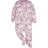 imageGerber Baby Girls 4 Pack Sleep N Play FootieLavender Garden