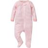imageGerber Baby Girls 4 Pack Sleep N Play FootieLeopard