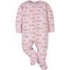 imageGerber Baby Girls 4 Pack Sleep N Play FootiePrincess Pink