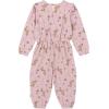 imageGerber Baby Girls Toddler Girls Hacci JumpsuitFloral