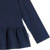 imageGerber Girls 3Pack Long Sleeve ShirtsNavy  Oatmeal  Violet