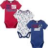 imageGerber NFL Unisex Baby Nfl Team 3 Pack Short Sleeve Onesie BodysuitTeam Color
