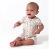 imageGerber Unisex Baby Buttery Soft Short Sleeve Romper with Viscose Made from EucalyptusAlphabet Soup