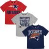 imageGerber Unisex Baby NFL 3 Pack Short Sleeve Team Fan Tee ShirtTeam Color