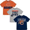 imageGerber Unisex Baby NFL 3 Pack Short Sleeve Team Fan Tee ShirtTeam Color