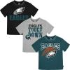 imageGerber Unisex Baby NFL 3 Pack Short Sleeve Team Fan Tee ShirtTeam Color