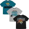 imageGerber Unisex Baby NFL 3 Pack Short Sleeve Team Fan Tee ShirtTeam Color