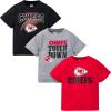 imageGerber Unisex Baby NFL 3 Pack Short Sleeve Team Fan Tee ShirtTeam Color