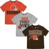 imageGerber Unisex Baby NFL 3 Pack Short Sleeve Team Fan Tee ShirtTeam Color