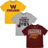 imageGerber Unisex Baby NFL 3 Pack Short Sleeve Team Fan Tee ShirtTeam Color