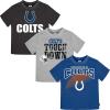 imageGerber Unisex Baby NFL 3 Pack Short Sleeve Team Fan Tee ShirtTeam Color