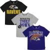 imageGerber Unisex Baby NFL 3 Pack Short Sleeve Team Fan Tee ShirtTeam Color