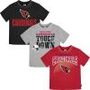 imageGerber Unisex Baby NFL 3 Pack Short Sleeve Team Fan Tee ShirtTeam Color