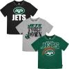 imageGerber Unisex Baby NFL 3 Pack Short Sleeve Team Fan Tee ShirtTeam Color
