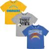 imageGerber Unisex Baby NFL 3 Pack Short Sleeve Team Fan Tee ShirtTeam Color