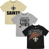 imageGerber Unisex Baby NFL 3 Pack Short Sleeve Team Fan Tee ShirtTeam Color