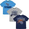 imageGerber Unisex Baby NFL 3 Pack Short Sleeve Team Fan Tee ShirtTeam Color