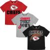 imageGerber Unisex Baby NFL 3 Pack Short Sleeve Team Fan Tee ShirtTeam Color