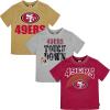 imageGerber Unisex Baby NFL 3 Pack Short Sleeve Team Fan Tee ShirtTeam Color