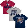 imageGerber Unisex Baby NFL 3 Pack Short Sleeve Team Fan Tee ShirtTeam Color